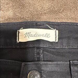 Madewell Charcoal Denim Pants